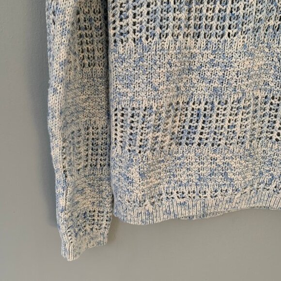 Talbots wide knit pullover collared long‎ sleeve cotton sweater - XS - Picture 2 of 10